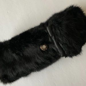 Vintage Rabbit Fur Choker Neck Collar for Women EUC